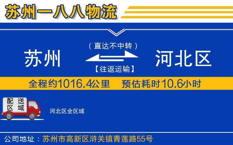 蘇州到河北區(qū)貨運(yùn)公司