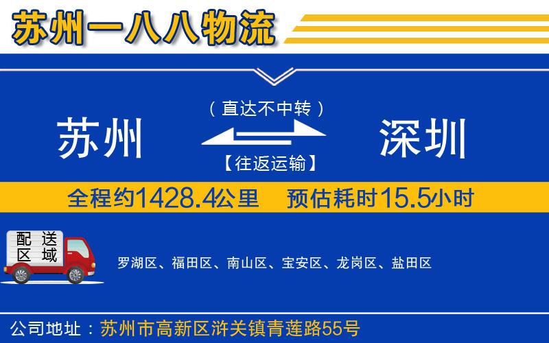 蘇州到深圳貨運(yùn)公司